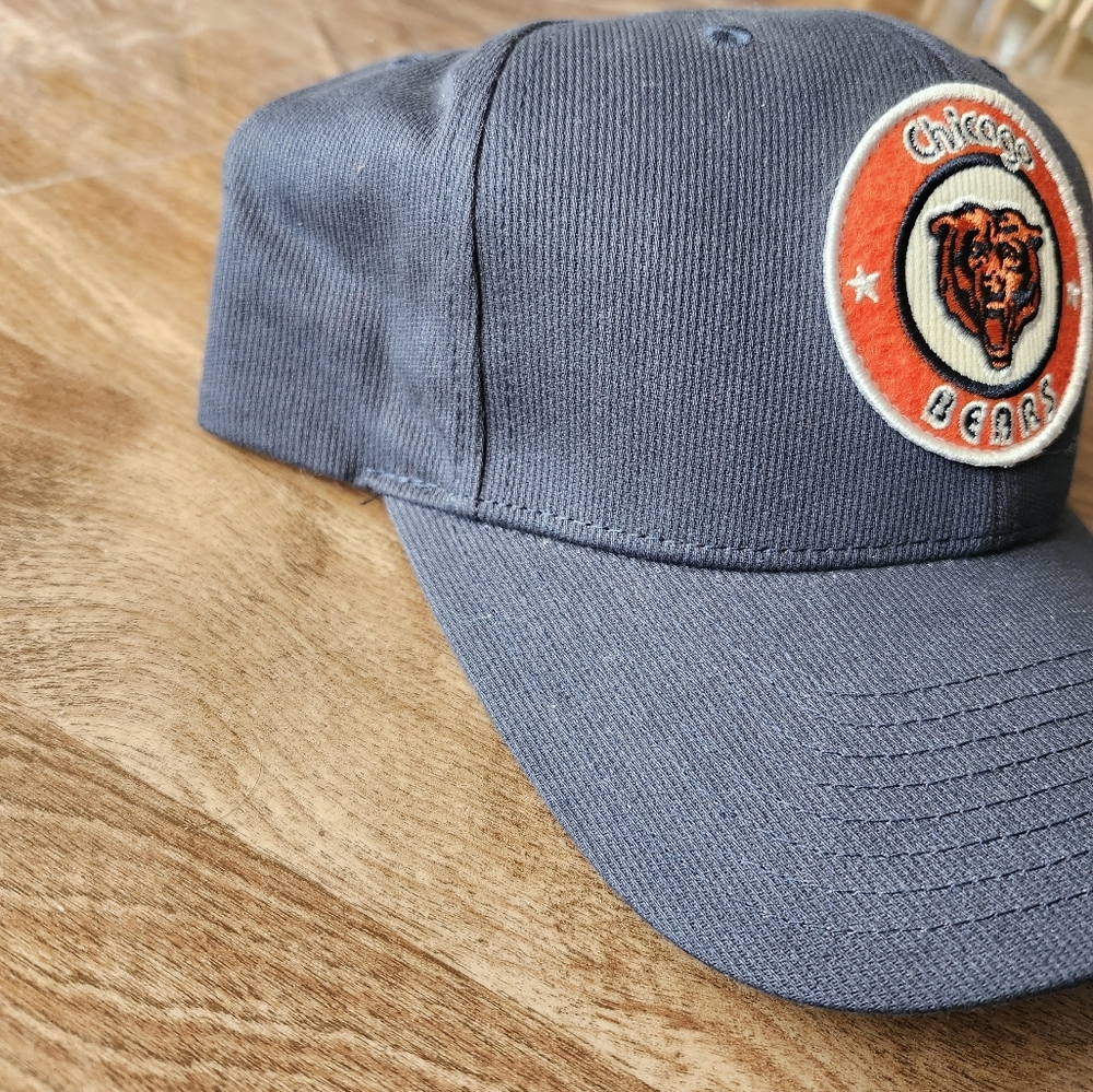 NFL Bears Vintage Navy Cap By Reebok Adjustable - Picture 4 of 8
